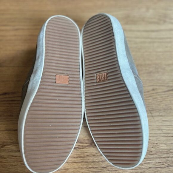 THE FRYE COMPANY: WOMENS 'DYLAN' ASH LEATHER FASHION SLIP-ON SNEAKER-SIZE 8 - Picture 5 of 5